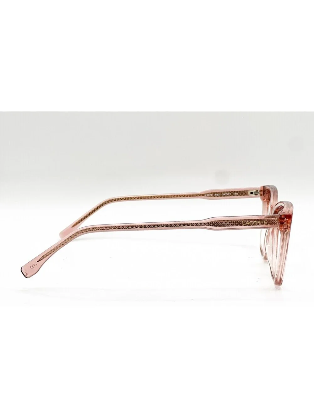 Lacoste L2870 662 Rose Pink Rectangle Authentic Eyeglass Frames 54-17